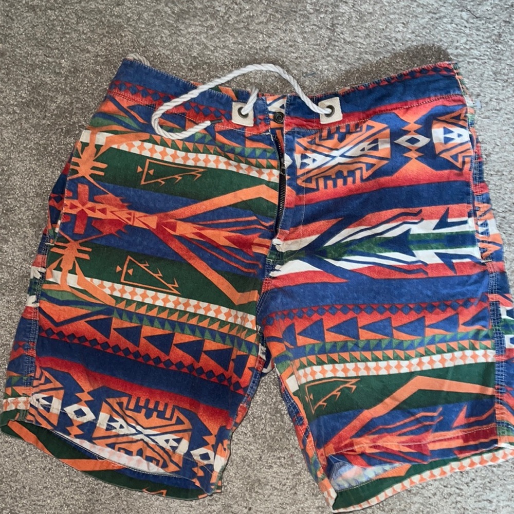 RARE Vintage 1990s Tribal Polo Ralph Lauren Shorts